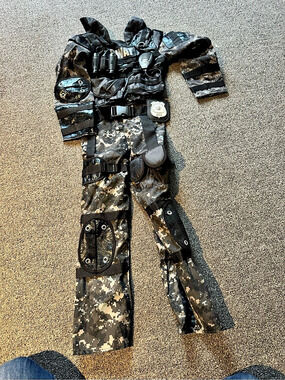 Teetot & Co. SWAT Team Tactical Jumpsuit Costume.